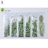 Multicolor Nail Art Rhinestones Glitters Nail Tips Decoration Manicure Tool DIY