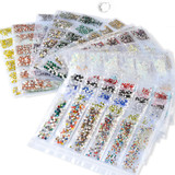 Multicolor Nail Art Rhinestones Glitters Nail Tips Decoration Manicure Tool DIY