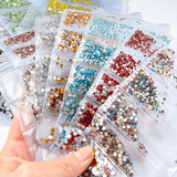 Multicolor Nail Art Rhinestones Glitters Nail Tips Decoration Manicure Tool DIY
