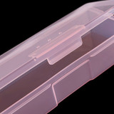 Transparent Nail Supplies Brush Kit Storage Box Plastic Container Organizer Case