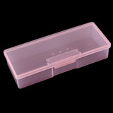 Transparent Nail Supplies Brush Kit Storage Box Plastic Container Organizer Case