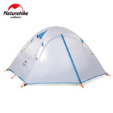 Naturehike 2-3 Person Double Door Waterproof Beach Tent Double Layer NH Outdoor One Bedroom Camping 2 Colors