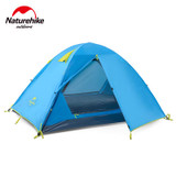 Naturehike 2-3 Person Double Door Waterproof Beach Tent Double Layer NH Outdoor One Bedroom Camping 2 Colors