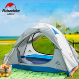 Naturehike 2-3 Person Double Door Waterproof Beach Tent Double Layer NH Outdoor One Bedroom Camping 2 Colors
