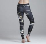 Digi Glitch Swoosh Leggings, Mod Thread