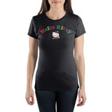Hello Kitty Colorful Text Graphic Tee
