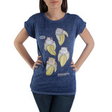Bananya Juniors Rolled Sleeve Tee