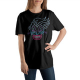 Disney Villains Ursula Neon Face Graphic Tee