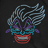 Disney Villains Ursula Neon Face Graphic Tee