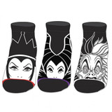 Disney Villains Socks 3pk – Maleficent, Cruella, Evil Queen