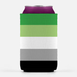 Aromantic Pride Can Cooler
