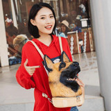 German Shepherd Head Backpack / Shoulder Bag