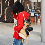 German Shepherd Head Backpack / Shoulder Bag