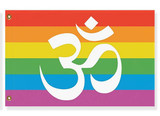 Hindu LGBTQ Pride Om Flag