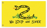 No Step on Snek Drawn Flag