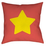 Cartoon Star Throw Pillow