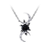 Black Goddess Necklace, Alchemy Gothic