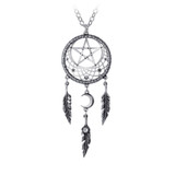 Pagan Dream Catcher Necklace, Alchemy Gothic