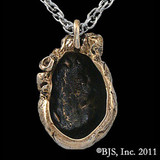 Bronze Anatomical HEART Pendant Necklace