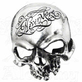 Nevermore Skull Belt Buckle, Alchemy Gothic