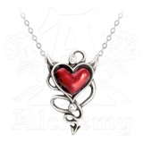 Devil Heart Necklace, Alchemy Gothic