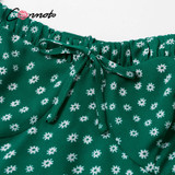 Vintage Square Collar Ruffle Elegant Sexy Dress