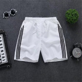 Casual Striped Sportswear Shorts