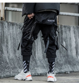 Ribbons Multi Pockets Cargo Pants
