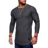 long-sleeved cotton T-shirt