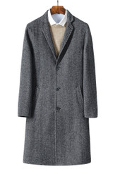 woolen trench windbreaker woolen coat