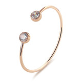 stainless steel open cuff Bracelets Bangles
