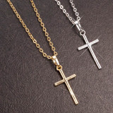 Cross Chain Luxury Gold Pendant Necklaces
