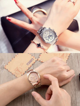 Classic Rose Gold Top Brand Luxury Casual Waterproof Watches