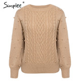 Twisted o-neck knitted pullover sweater Twisted o-neck knitted pullover sweater