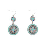 ethnic enamel Vintage Colorful flower drop Earring Boho Bohemian Accessories