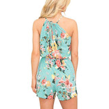Floral Printed Sleeveless Boho Bohemian Rompers