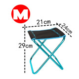 Folding Fishing Chair Lightweight Picnic Camping Chair Foldable Aluminium Cloth Outdoor Portable Beach Chair Outdoor Furniture