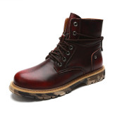 Leather Motorcycle Boots