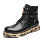 Leather Motorcycle Boots