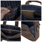 Briefcase Satchel Genuine leather Laptop Handbag Briefcase Satchel Genuine leather Laptop Handbag