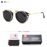 Steampunk Clip On Sunglasses