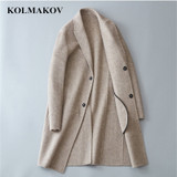 Woolen Double-Faced Wool Windbreaker Long Coat Woolen Double-Faced Wool Windbreaker Long Coat