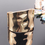Punk A Bump Surface Alloy Cuff Bangles Bracelet