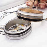 Punk Big Cuff Bracelets Bangles