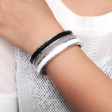 Punk Big Cuff Bracelets Bangles