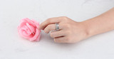Sterling Silver Unique Twisted Shape Round Ring