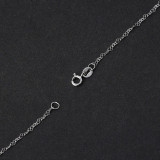 Sterling Silver Romantic Love Heart Design Necklace