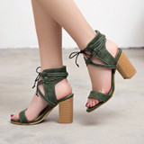 Lace-Up Sexy High Heels