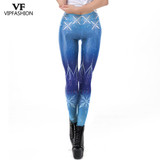 Elsa Anna Party Princess Queen Anime Comic Printed Leggings