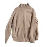 Cashmere High-Necked Pullover Loose Thick Sweater